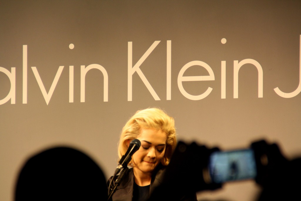 Calvin Klein Store event with Rita Ora 2013