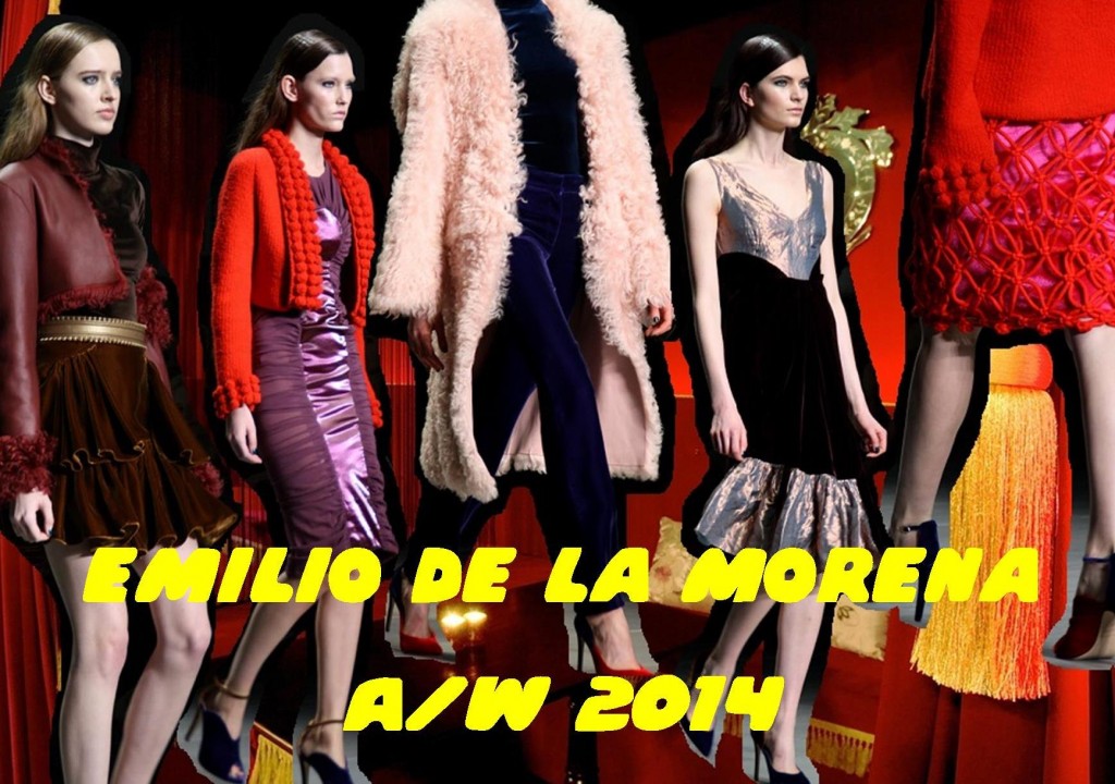 Emilio de la morena LFW A/W 14