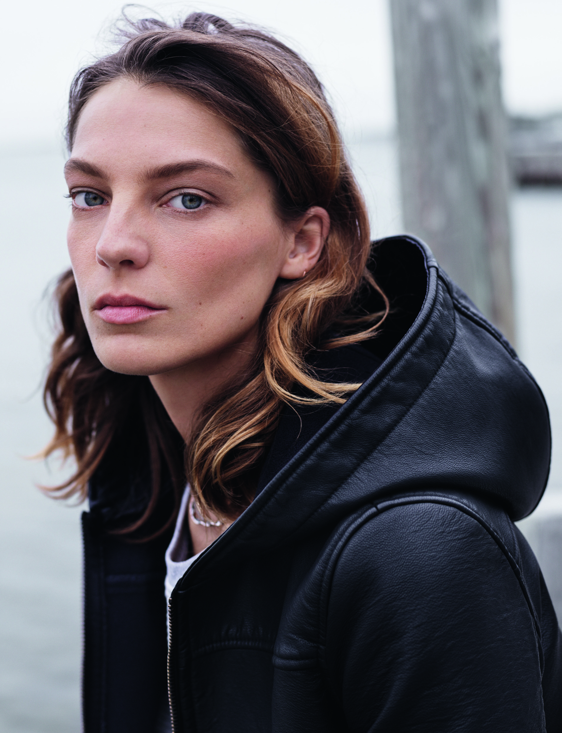 Daria Werbowy as the face of Mango AW14