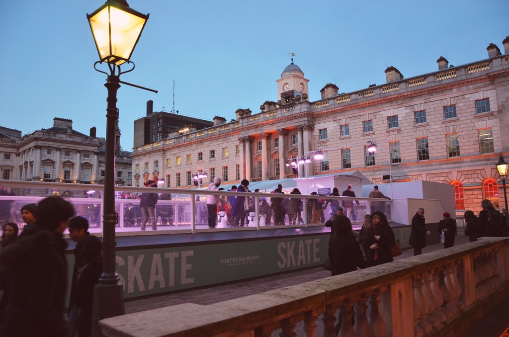 Ice Skating at Somerset House