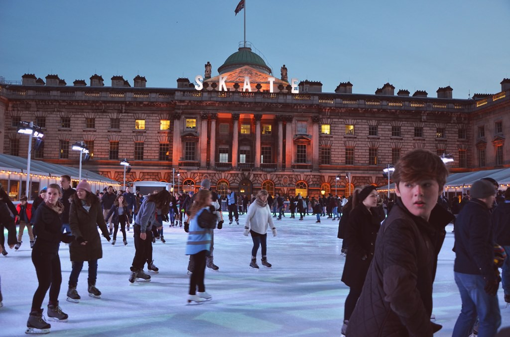 Ice Skating at Somerset House